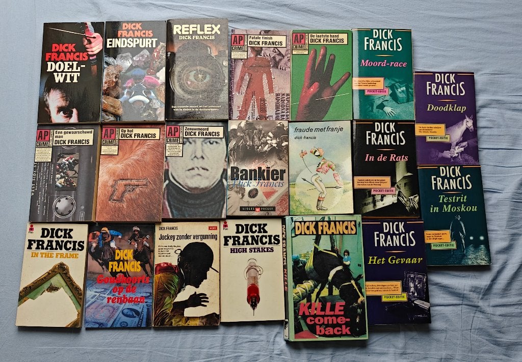 Grote collectie Dick Francis boeken, Ophalen of Verzenden, Gelezen, Dick Francis
