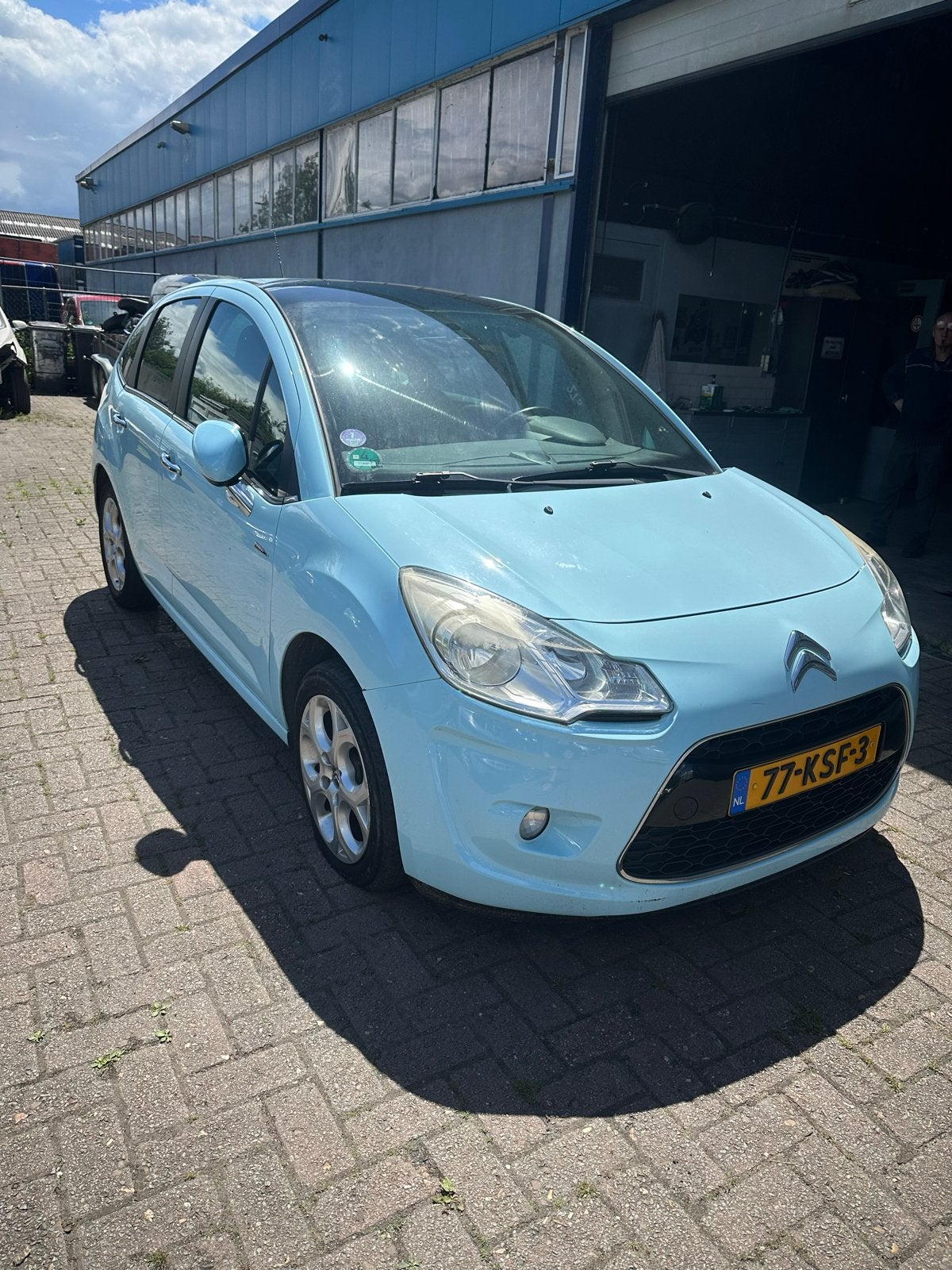 ENKEL IN ONDERDELEN ! Citroën C3 1.6 VTI 88KW 2010 Blauw, Ophalen of Verzenden, Gebruikt, Citroën