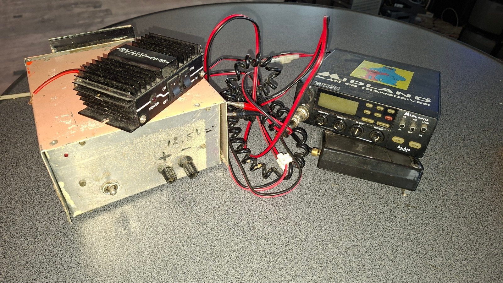 Midland Alan 48 Plus, CB Master CB-35 en voeding en modem, Ophalen of Verzenden, Gebruikt