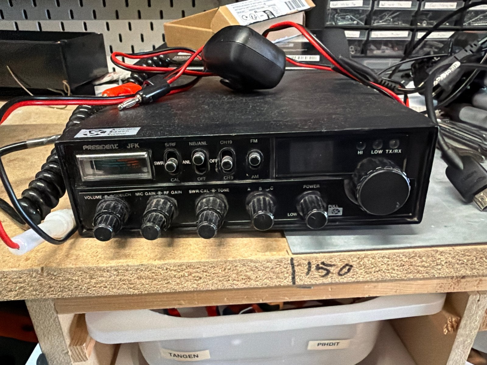 President JFK Bakkie 27mc CB-radio, Ophalen of Verzenden, Gebruikt, Zender en Ontvanger