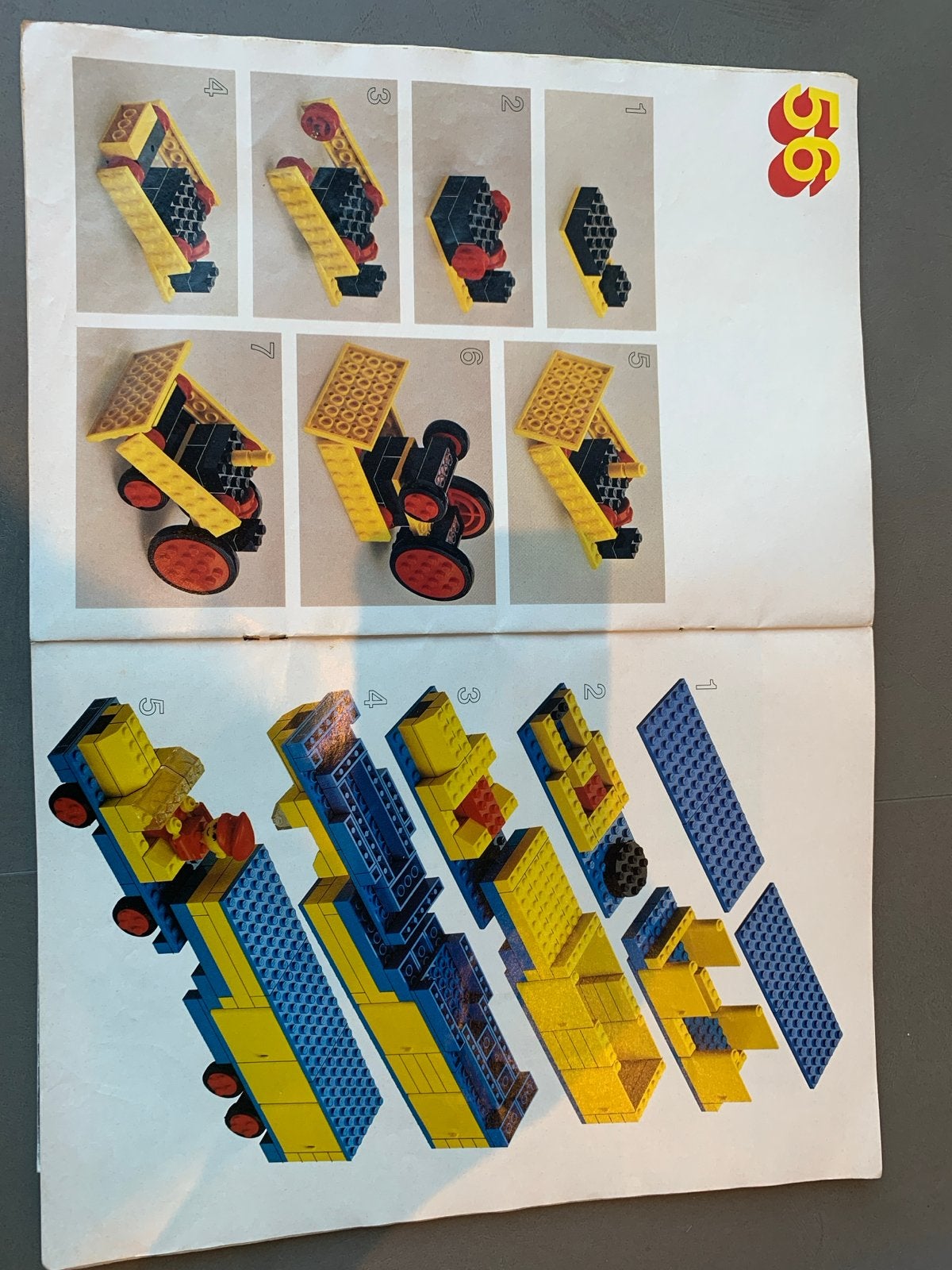Lego Bouwboeken 222 en 226 Vintage Instructieboekjes, Ophalen of Verzenden, Gebruikt