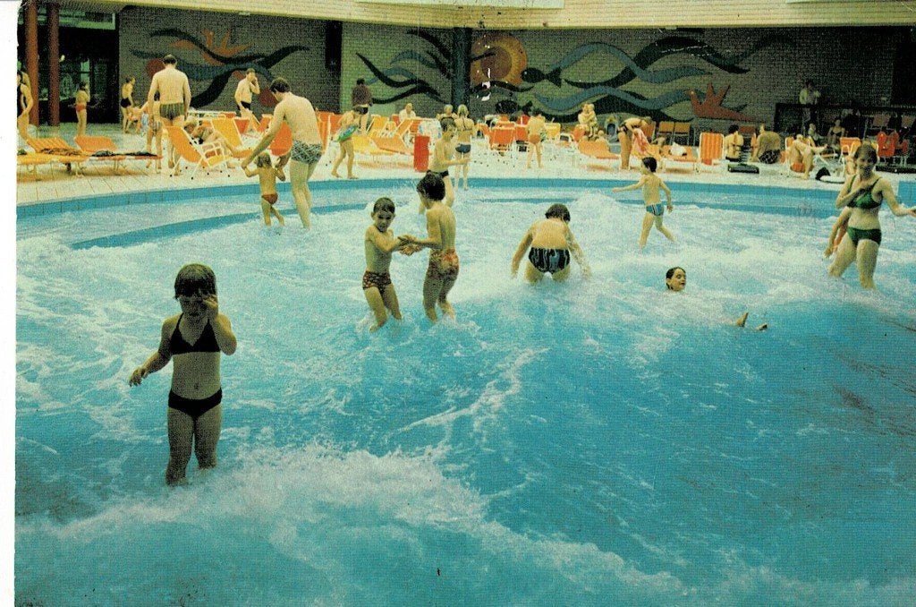 Hapert, Zwembad Het Vennenbos, Ophalen of Verzenden, 1960 tot 1980, Gelopen, Noord-Brabant