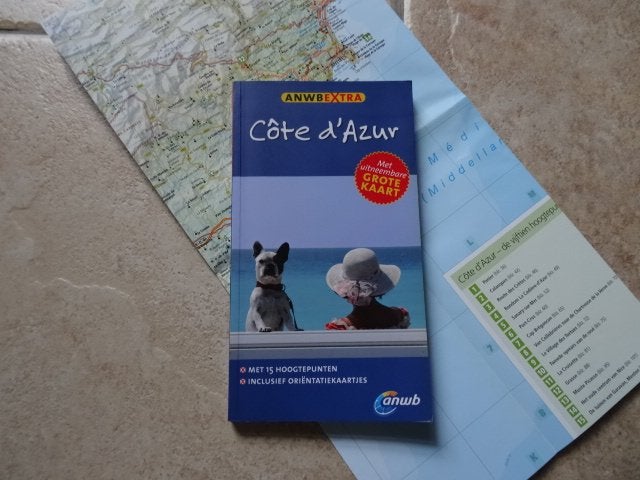 anwb extra reisgids Cote d'Azur, Nice, Monaco + de landkaart, Europa, Ophalen of Verzenden, Zo goed als nieuw, Reisgids of -boek