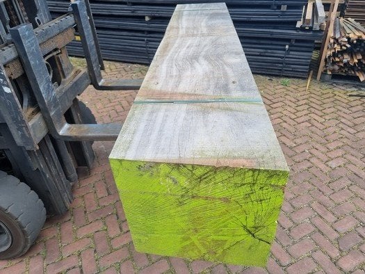 Hardhouten balk / paal 45x45 cm 2.30 meter - nr: HB18, Ophalen, 250 cm of meer, Palen, Hardhout