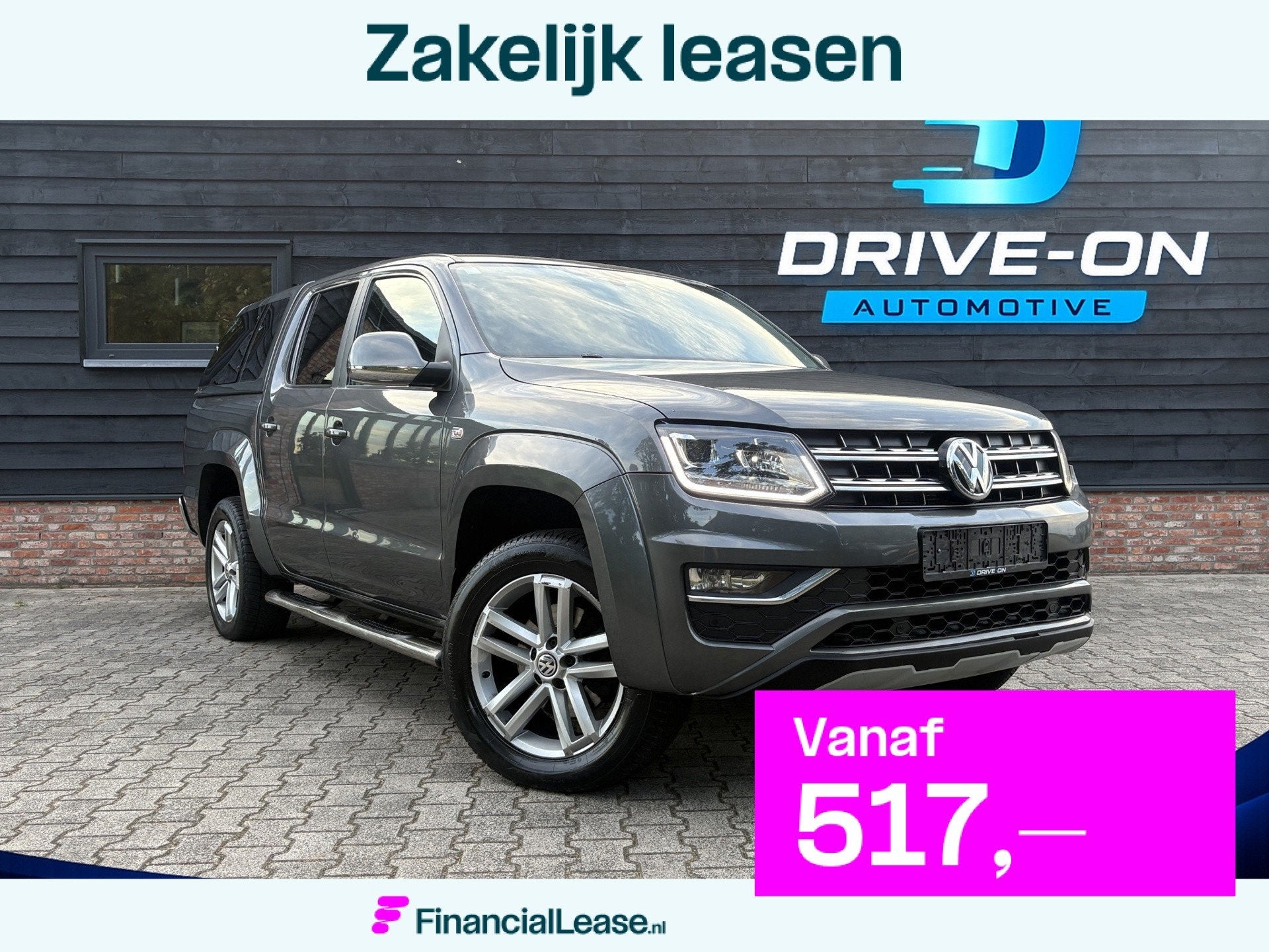 Volkswagen Amarok 3.0 TDI 4Motion - 5 pers - Marge - Highlin, Automaat, Gebruikt, Zwart, Bedrijf