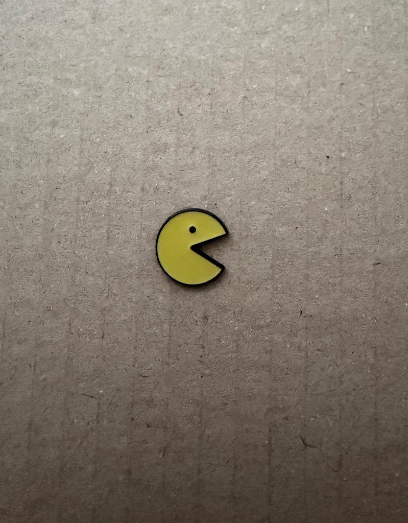 Pin/ brouche Pac-man, Verzenden, Nieuw, Meerdere stickers