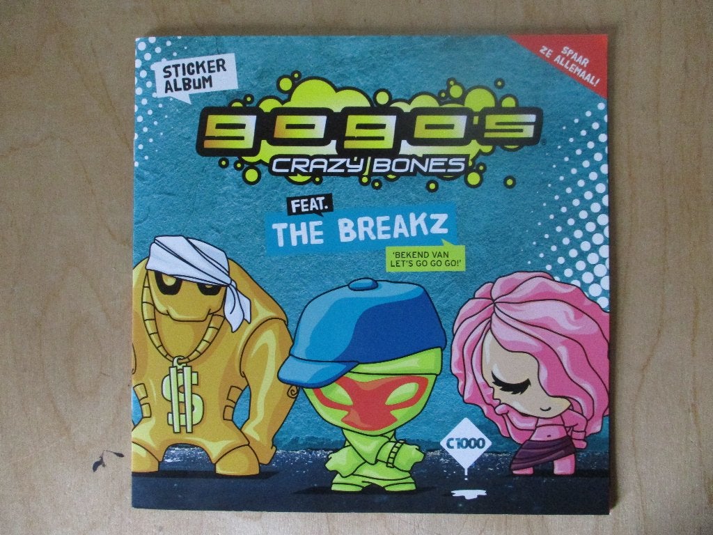 Gogo's crazy bones sticker album C1000, C1000, Ophalen of Verzenden