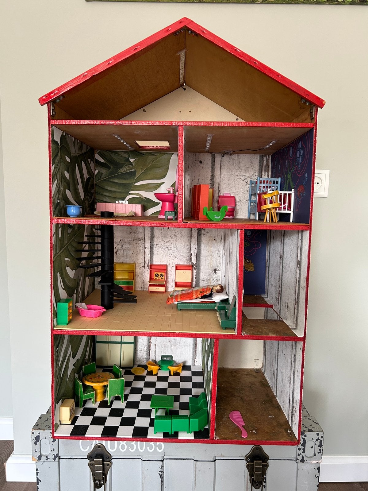 Poppenhuis, Kinderen en Baby's, Speelgoed | Poppenhuizen, Ophalen, Gebruikt, Poppenhuis