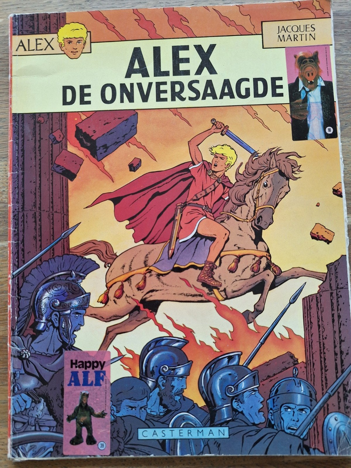 Alex De Onversaagde - Jacques Martin (Casterman), Gelezen, Eén stripboek, Jacques Martin., Ophalen of Verzenden