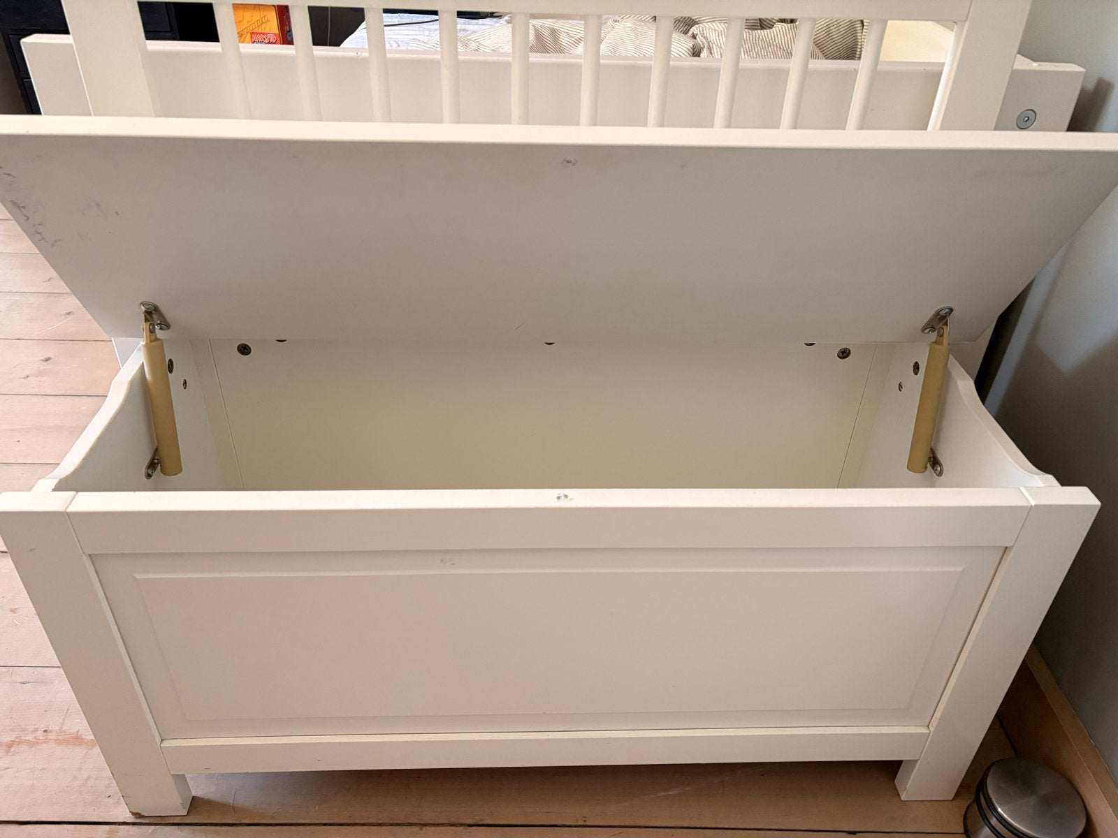 IKEA Klepbank Wit - Handige Opbergbank, Ophalen, Gebruikt, Wit, Eén