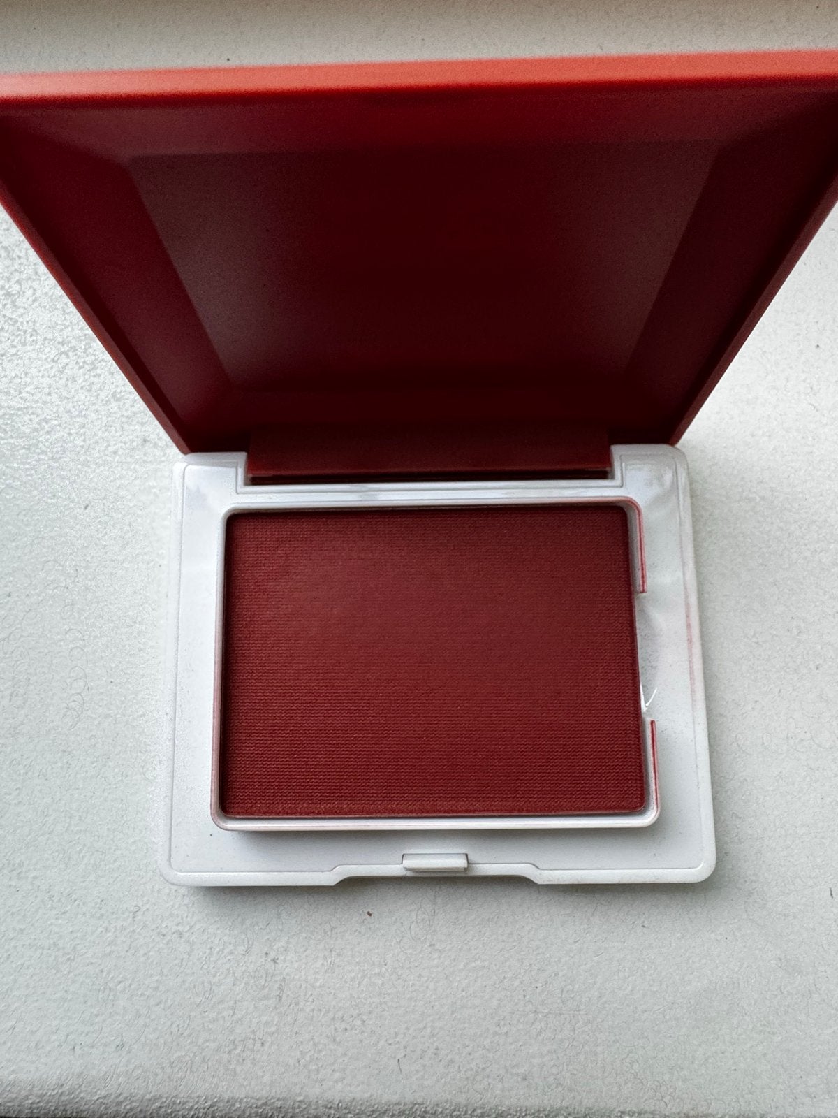 Glossier plush blush Storm, Verzenden, Zo goed als nieuw, Wangen