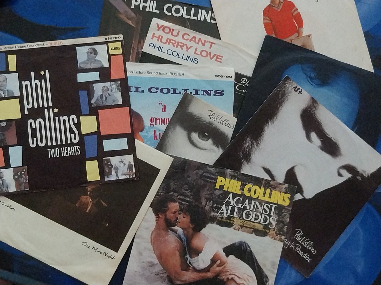 10 SINGLES  PHIL COLLINS, Ophalen of Verzenden, Gebruikt, 7 inch, Pop