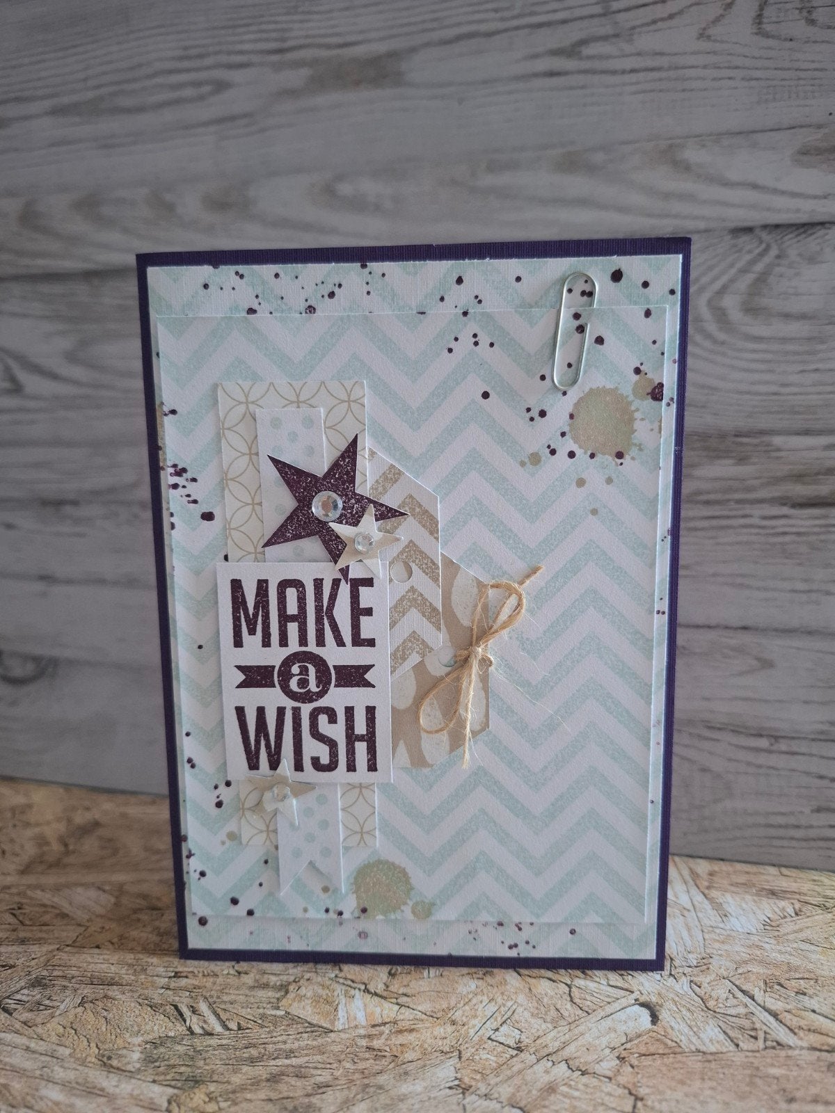 gestempelde kaart make a wish, Ophalen of Verzenden, Nieuw, Overige thema's