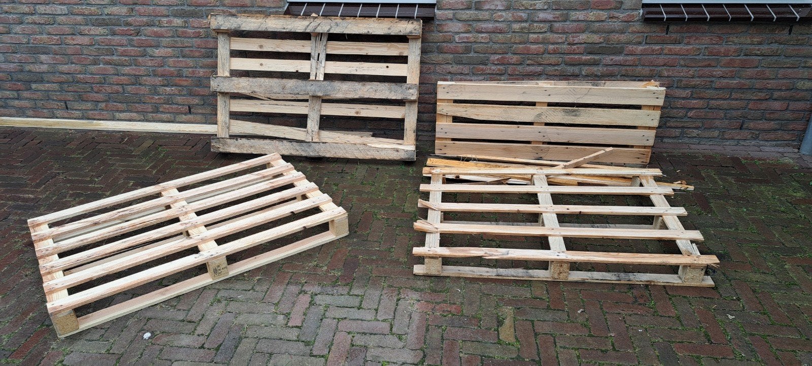 Gratis pallets diverse maten, Tuin en Terras, Minder dan 3 m³, Ophalen