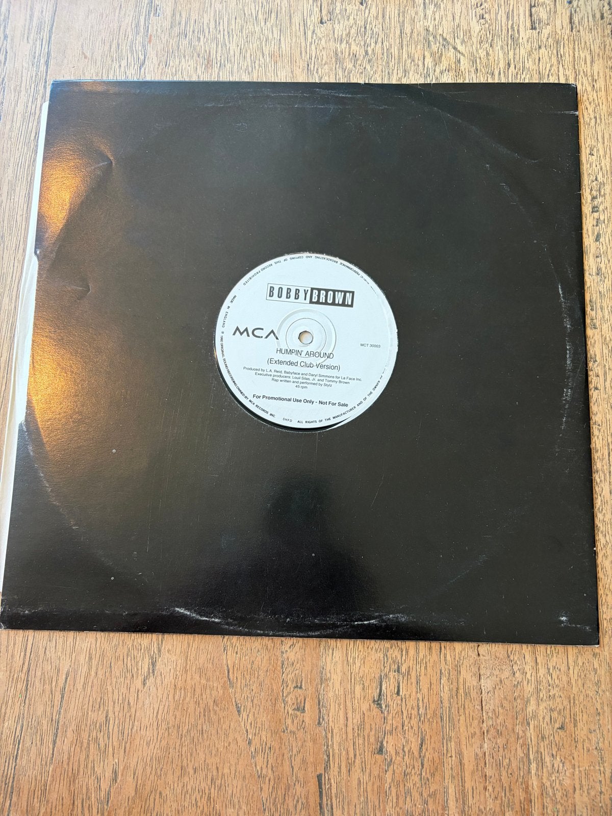 Bobby Brown - Humpin' Around (Extended Club Version) Vinyl, Gebruikt, Promo, Ophalen of Verzenden, EP