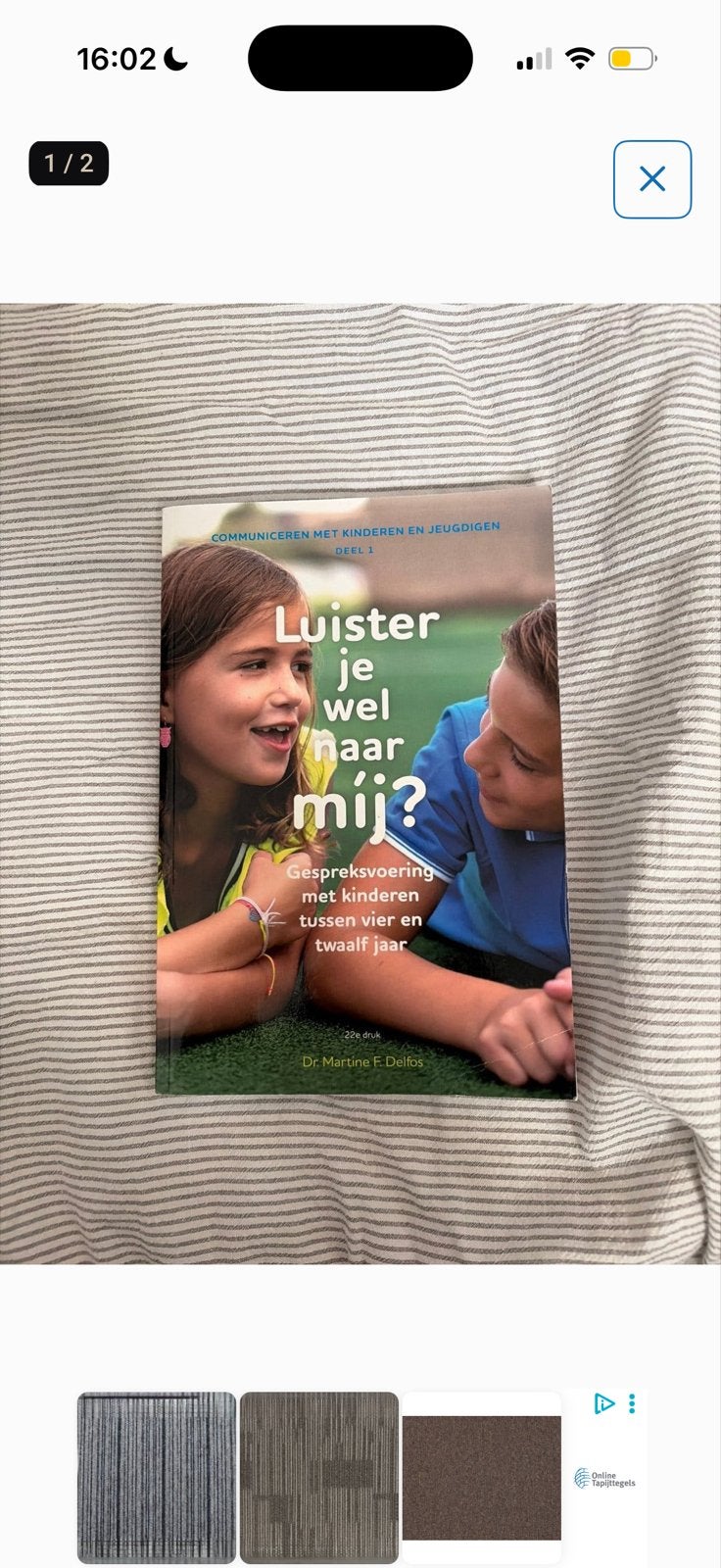 Luister je wel naar mij? Communiceren met kinderen, Ophalen of Verzenden, Zo goed als nieuw