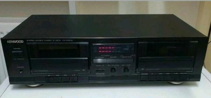 Kenwood cassettedeck dubbel kx-w4010, Ophalen of Verzenden, Kenwood