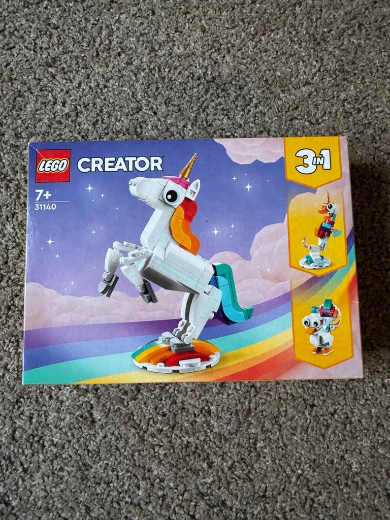 LEGO Creator 31140 Magische Eenhoorn 3-in-1, Ophalen of Verzenden, Nieuw, Complete set, Lego