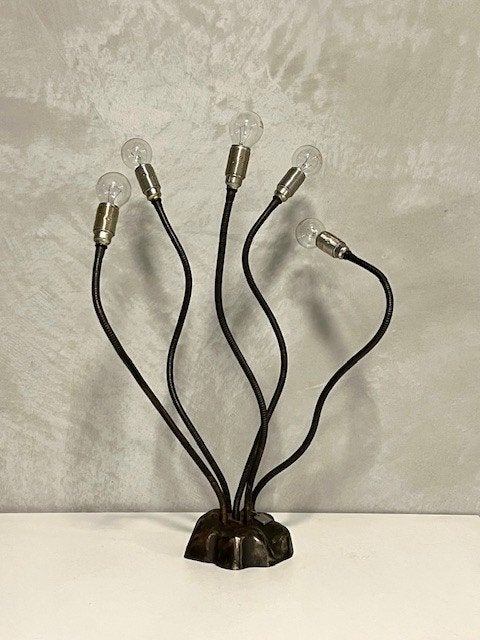 Tom Kater tafellamp jaren 90 design table lamp, Gebruikt, ., Industrieel, E14 (klein)