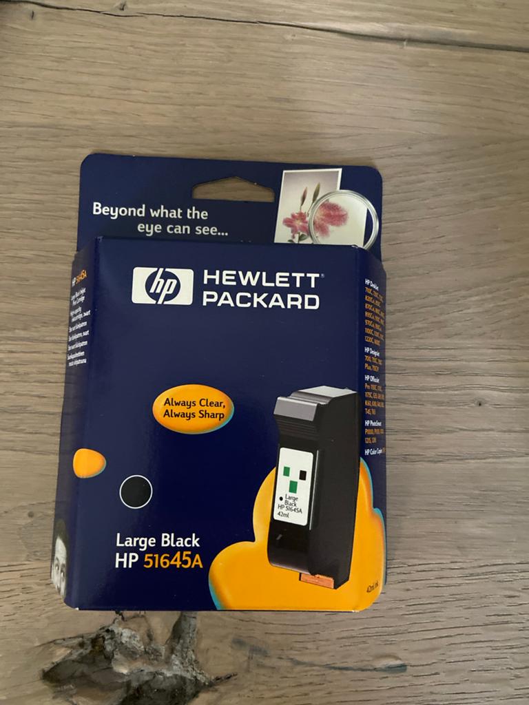 HP 51645A Grote Zwarte Inktcartridge - Nieuw en Ongeopend, Computers en Software, Printers, Ophalen of Verzenden, Nieuw