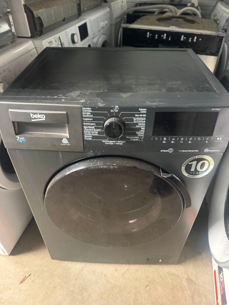 Beko Wasdroog combi schoon garantie bezorging, Witgoed en Apparatuur, Wasmachines, Ophalen of Verzenden, Zo goed als nieuw, Voorlader