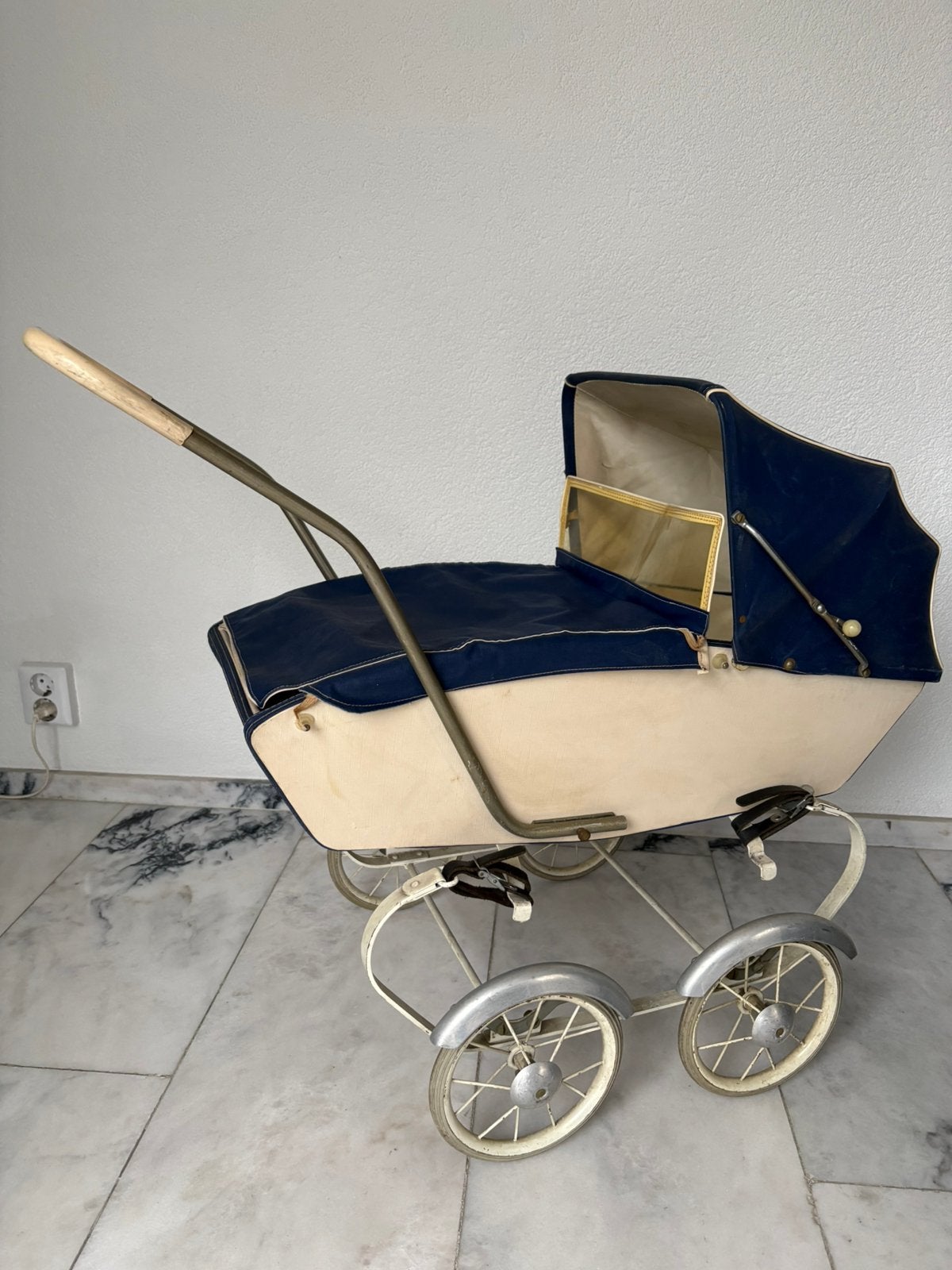 Vintage Poppenwagen (begin 60er jaren) igst, Antiek en Kunst, Ophalen of Verzenden