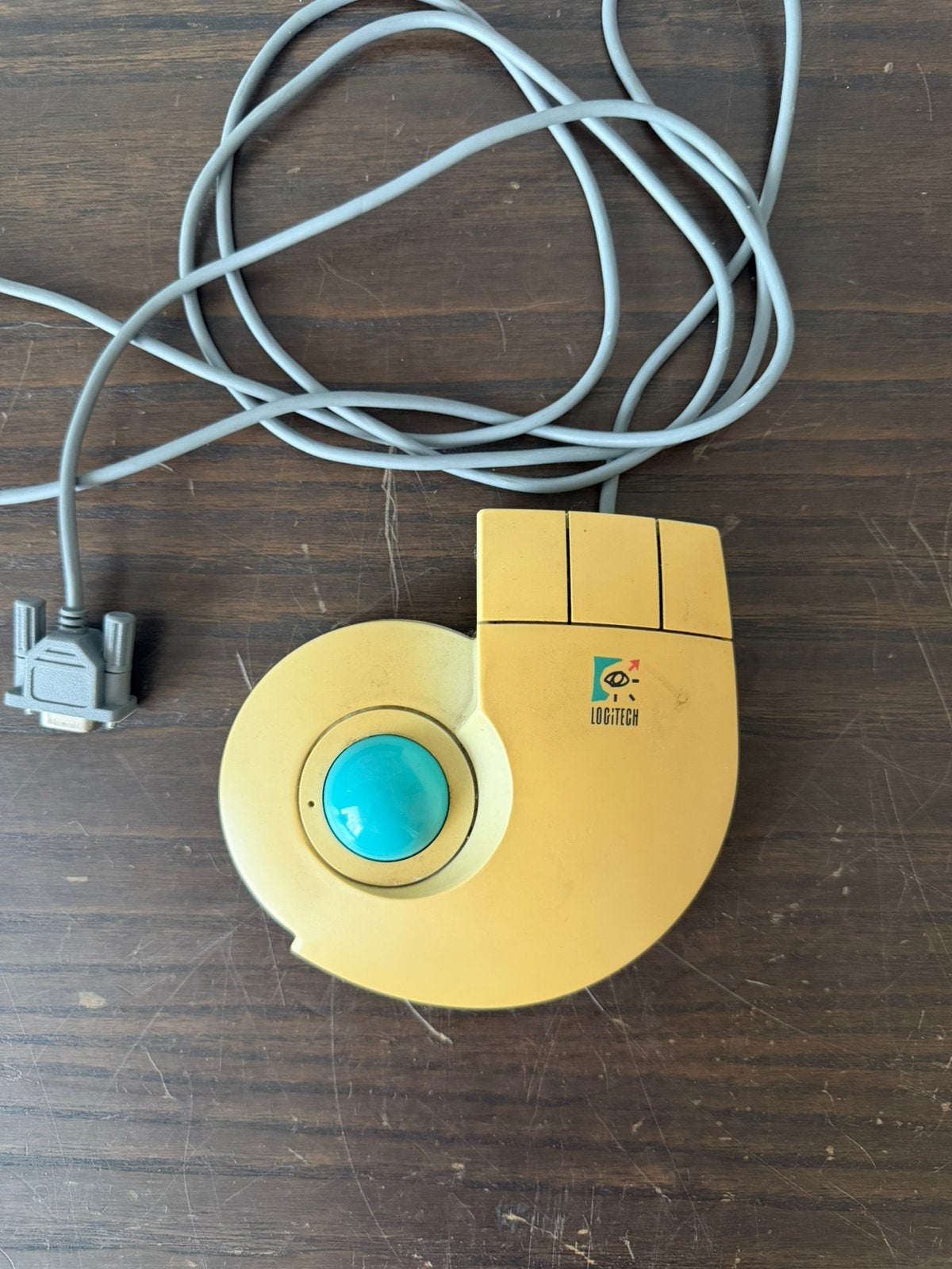 Vintage Logitech TrackMan Stationary Mouse, Ophalen, Zo goed als nieuw