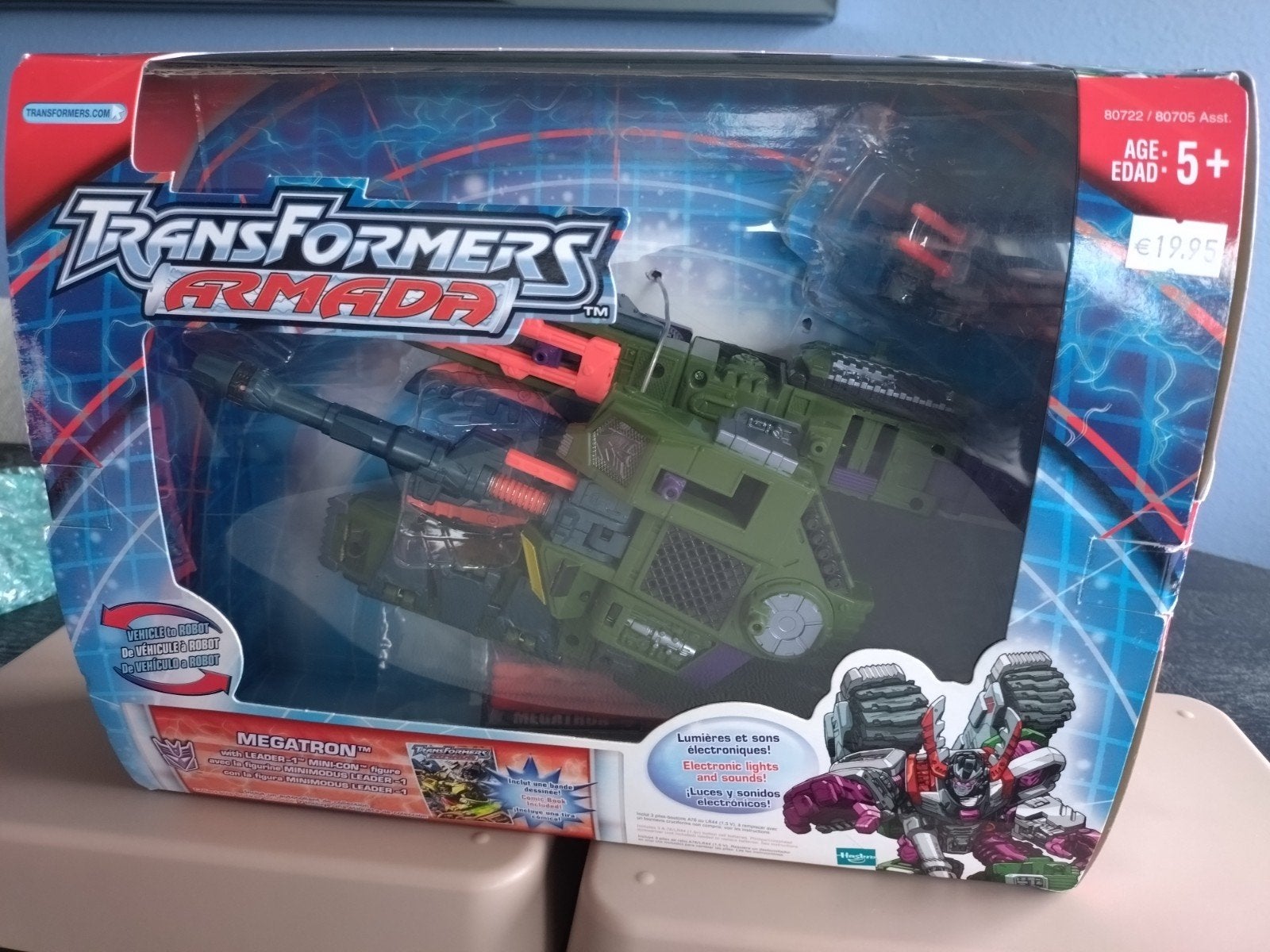 Transformers Armada Megatron met Leader-1, Verzamelen, Overige generaties, Ophalen, Zo goed als nieuw, Decepticons
