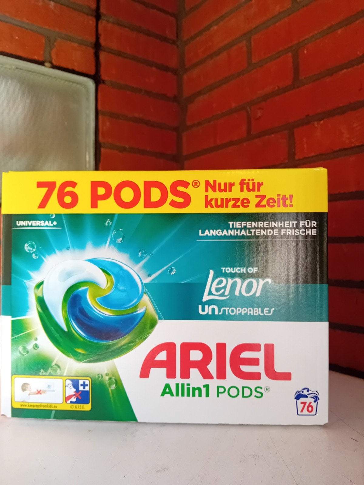 Ariel Universal Wasmiddel Allin1 Pods met Lenor -76 pods, Ophalen of Verzenden, Schoonmaakmiddel