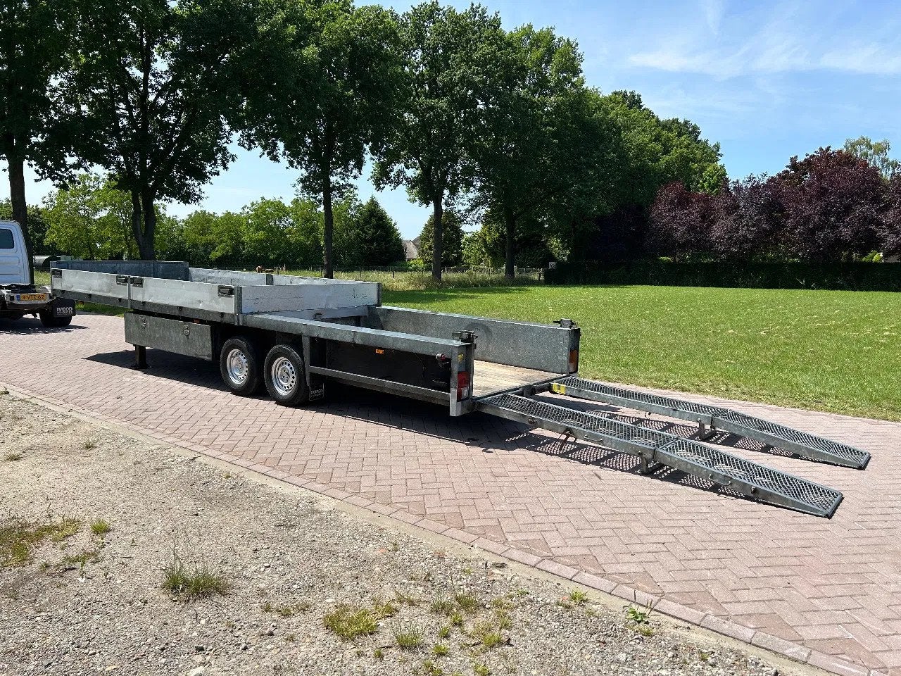 kuiper BE OPLEGGER 5 TON KUIPDIEPLADER (bj 2005), Auto's, Overige brandstoffen, Origineel Nederlands, Bedrijf, Aanhangers en Opleggers