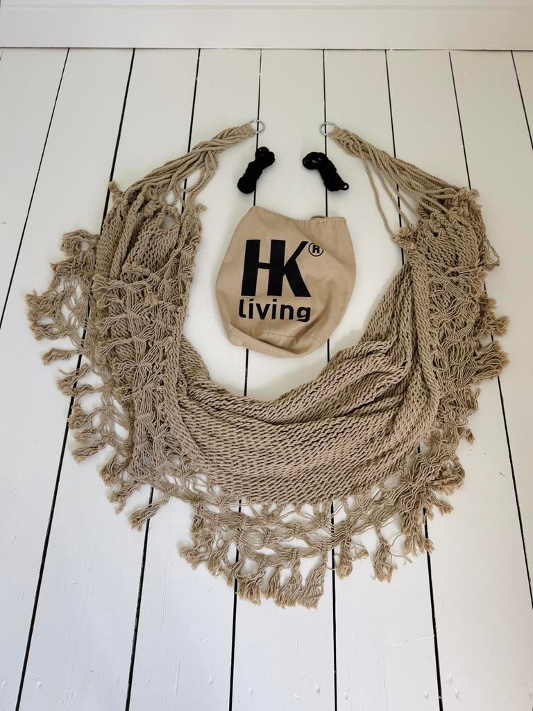 Boho hangmat van HK Living - nieuw in de tas - taupe / zand, Ophalen of Verzenden, Zo goed als nieuw, One size fits all