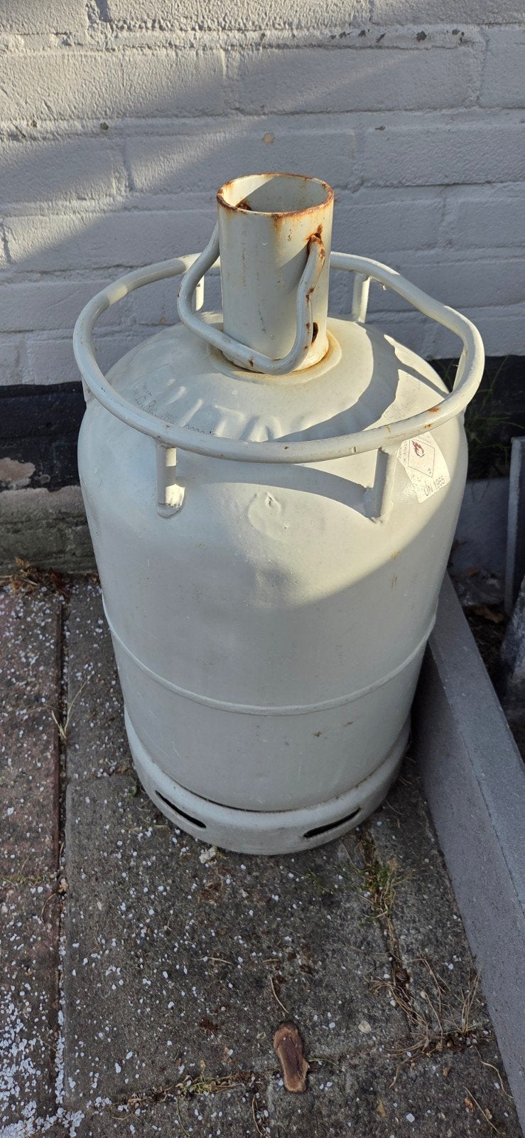 Shell Butagaz gasfles 15.8kg (leeg), Ophalen
