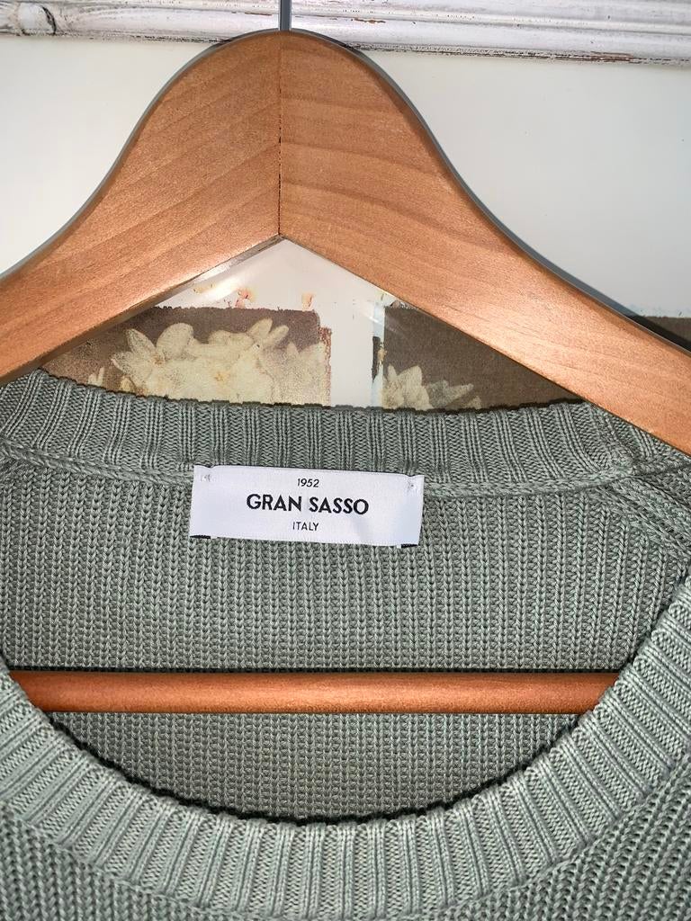 Gran Sasso Heren Trui - Maat 54, Kleding | Heren, Ophalen of Verzenden, Zo goed als nieuw, Maat 52/54 (L), Groen