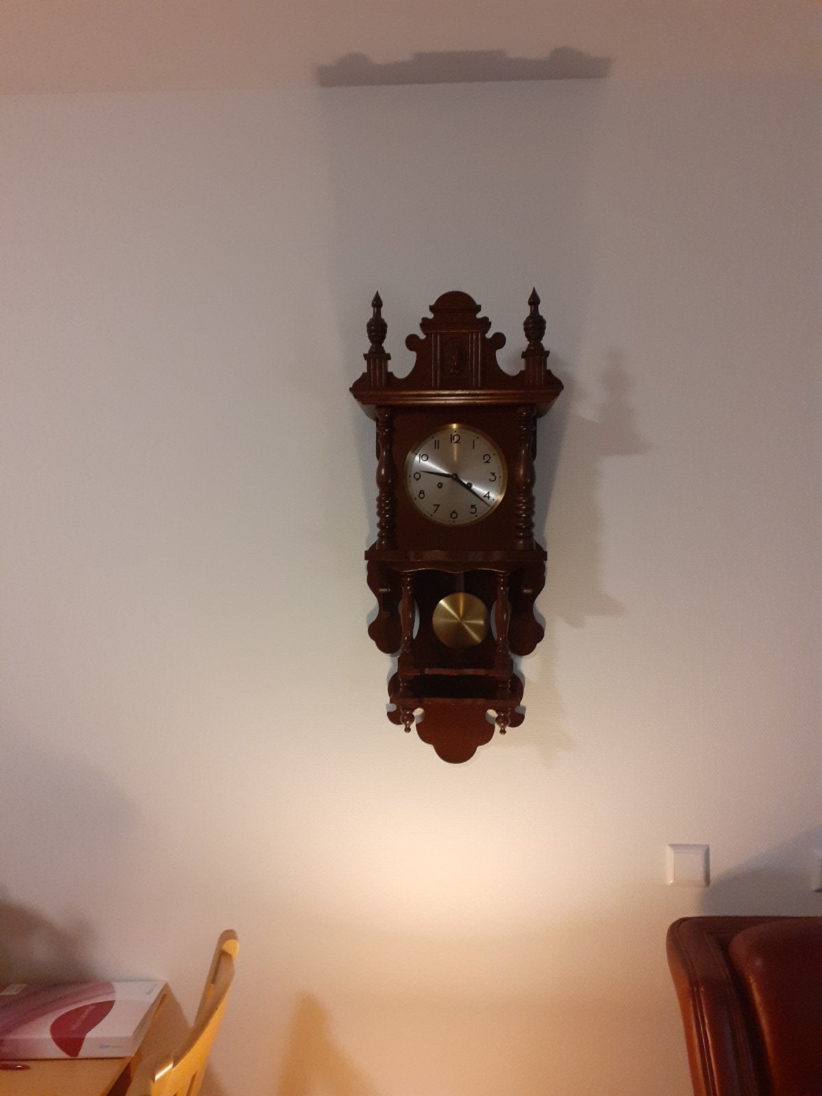 Te koop wegens omstandigheden mooie hangklok, Antiek en Kunst, Ophalen of Verzenden