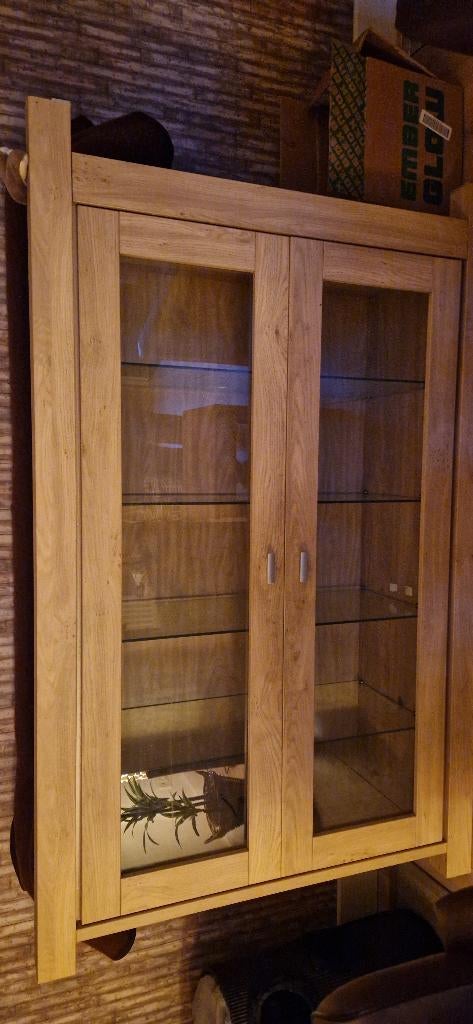 vitrinekast gratis ophalen 1,80 hoog, 1.10 breed, Huis en Inrichting, Kasten | Vitrinekasten, Ophalen, Gebruikt, 50 tot 100 cm
