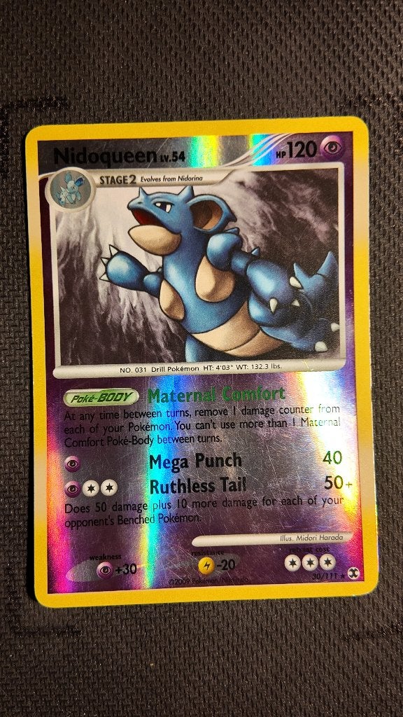 Nidoqueen 30 Rising Rivals | Pokemon kaart, Ophalen, Zo goed als nieuw, Losse kaart, Foil