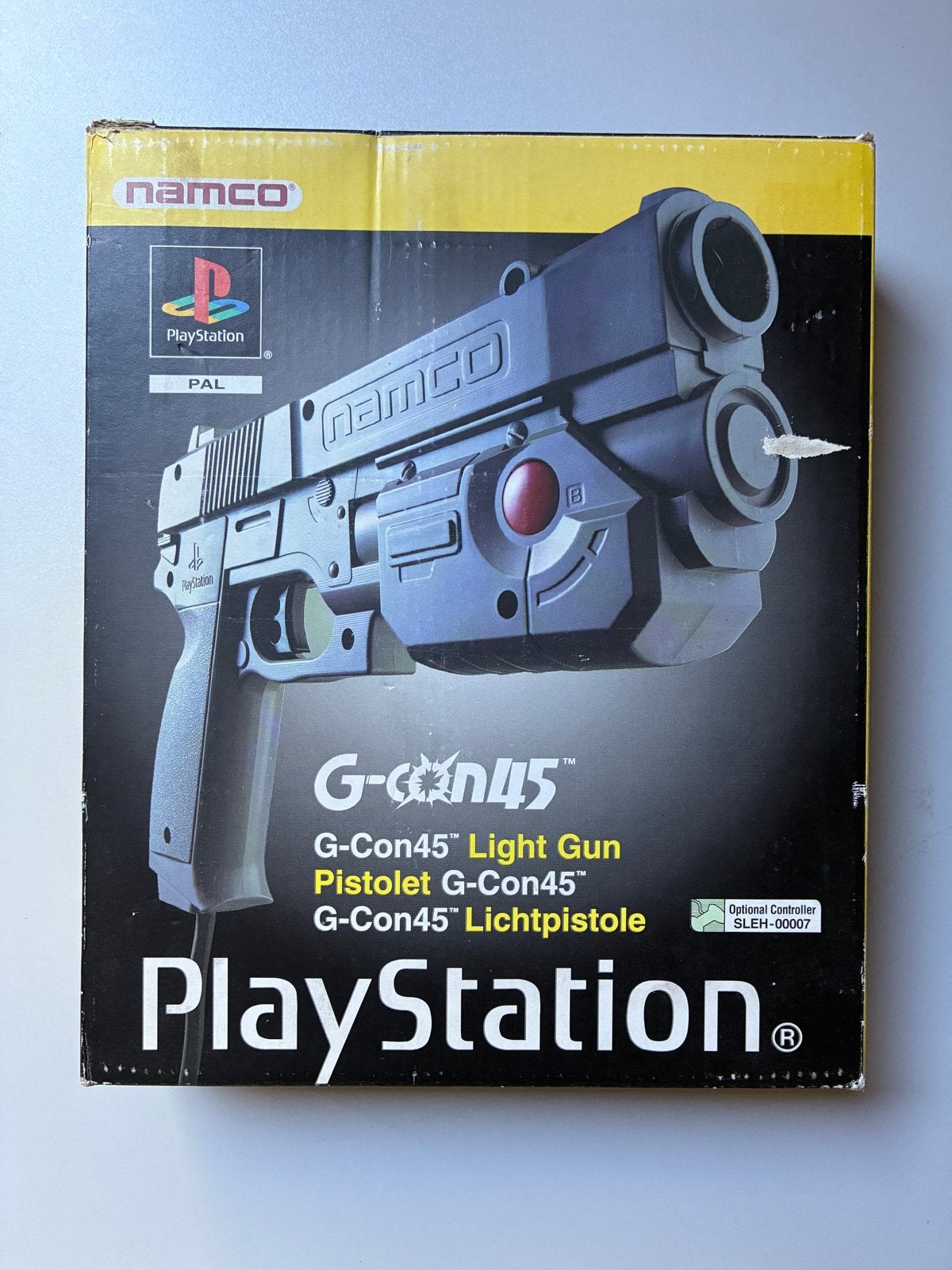 Namco G-Con45 Light Gun voor PlayStation 1 (PAL), Gebruikt, Vanaf 18 jaar, Shooter, 1 speler