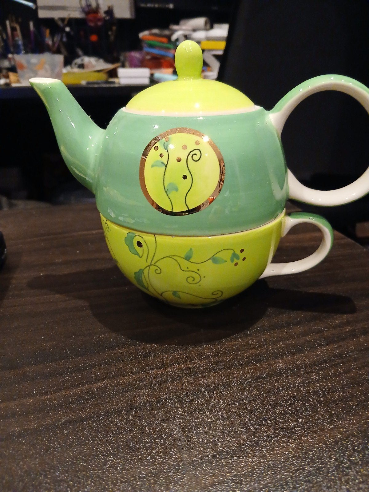Tea for one: 'Goa', Ophalen, Keramiek, Overige typen, Zo goed als nieuw