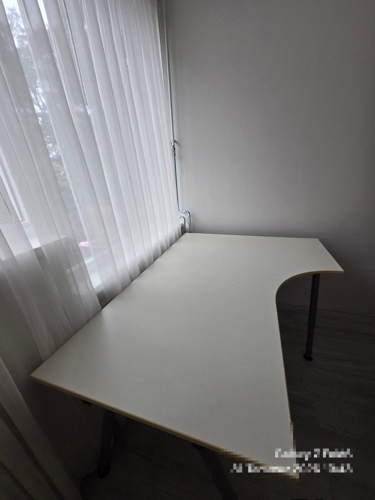 Mooi en solide hoekbureau, Huis en Inrichting, Bureaus, Gebruikt, Spaanplaat of MDF, Hoekbureau, Ophalen of Verzenden
