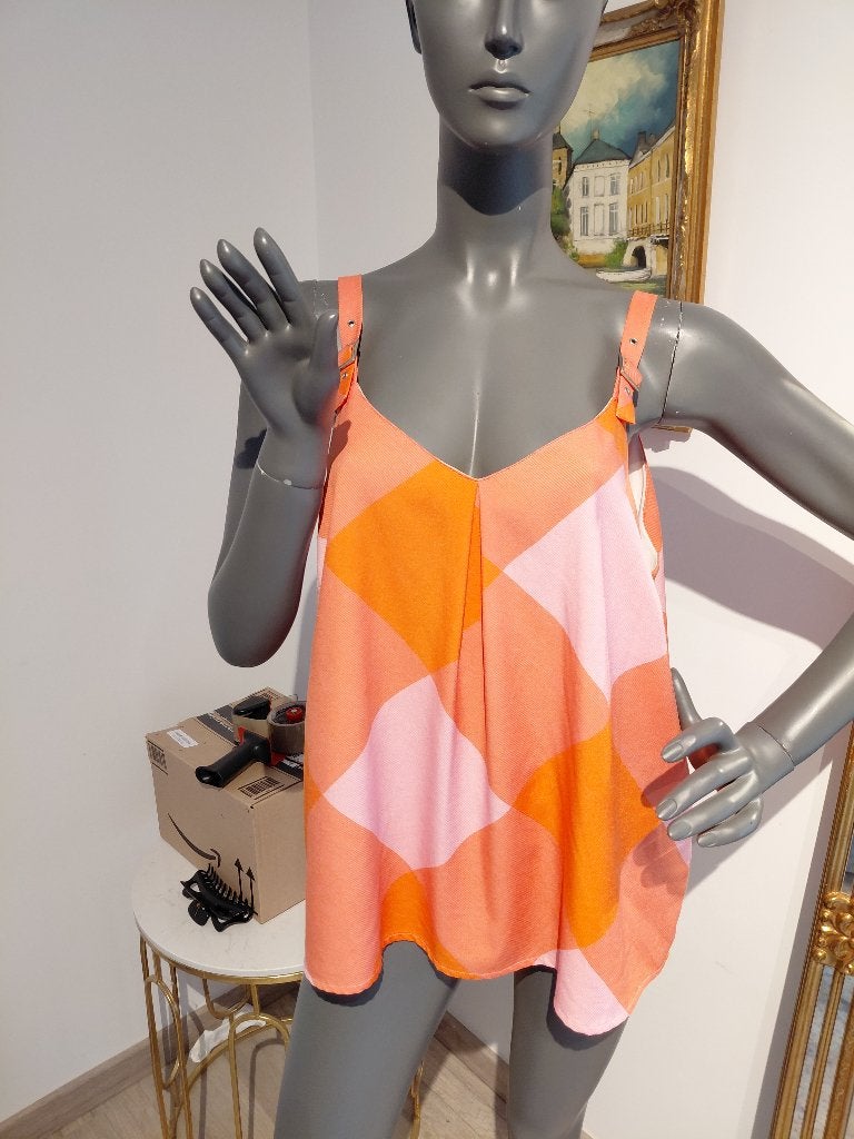 Marie mero prachtige top m44, Kleding | Dames, Ophalen of Verzenden, Zo goed als nieuw, Maat 42/44 (L), Korte mouw