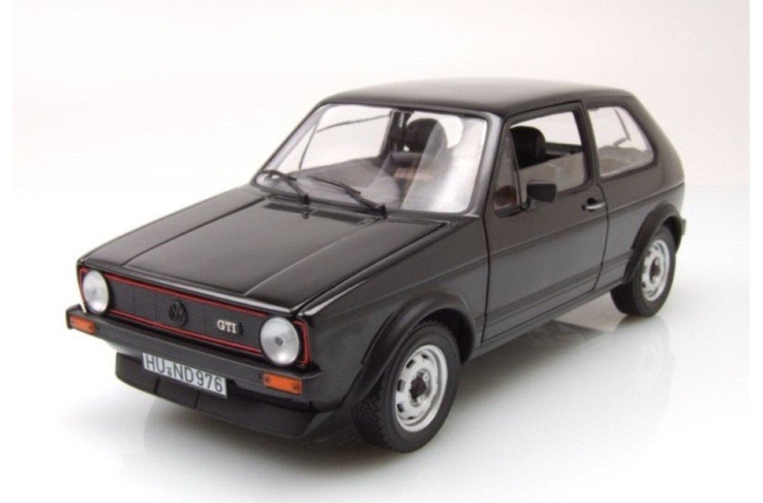 1:18 Volkswagen Golf MK1 GTi uit 1976 Zwart Norev, Ophalen of Verzenden, Nieuw, Auto, Norev