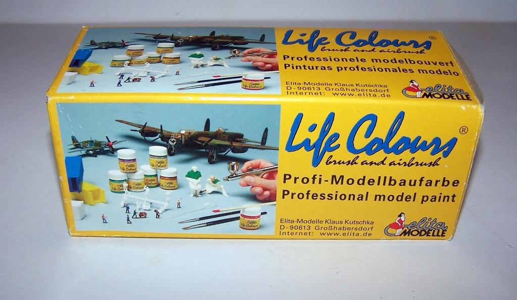 Elita Life Colours-Professionele set modelbouwverf. 4 potjes, Ophalen of Verzenden, Nieuw, 1:32 tot 1:50