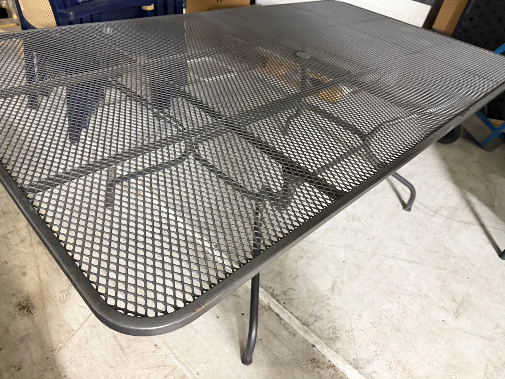 Tafel en stoelen tuinset tuin, Ophalen of Verzenden, Zo goed als nieuw, Rechthoekig, Metaal