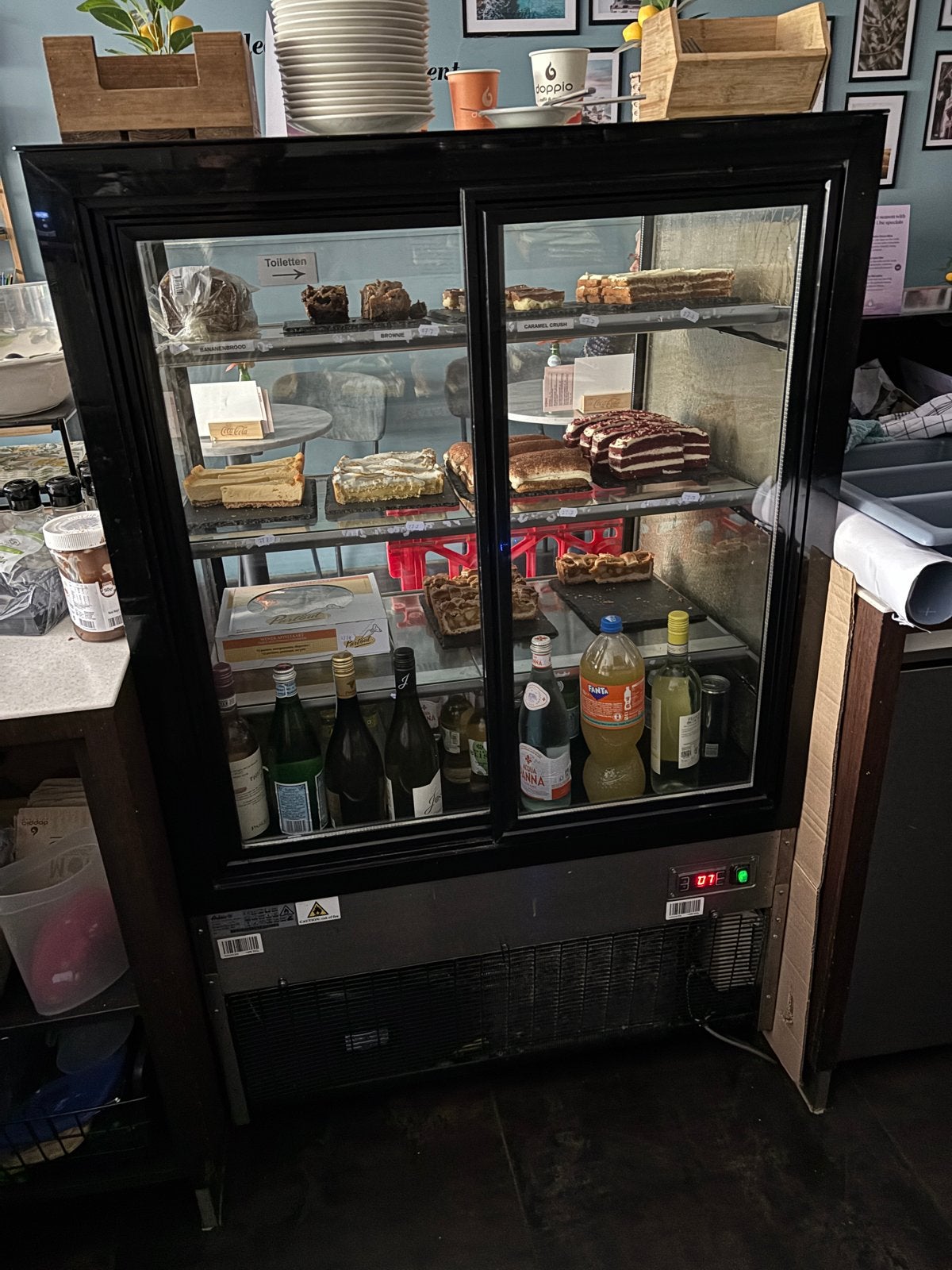 Arktic Koelvitrine met Schuifdeuren, 500 liter, Witgoed en Apparatuur, Ophalen, Gebruikt