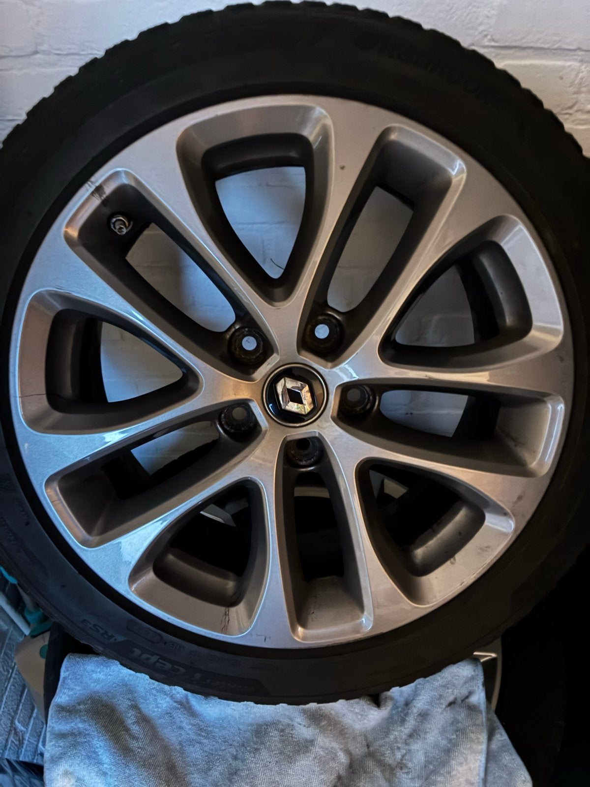 Originele gt line velg Renault 17 inch decaro, Ophalen of Verzenden, Gebruikt, Renault