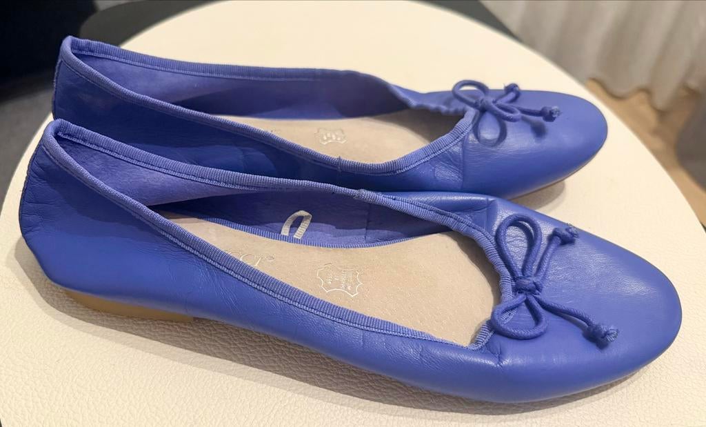Enza Nucci Ballerina's - Maat 39, Ophalen of Verzenden, Zo goed als nieuw, Blauw, Ballerina's