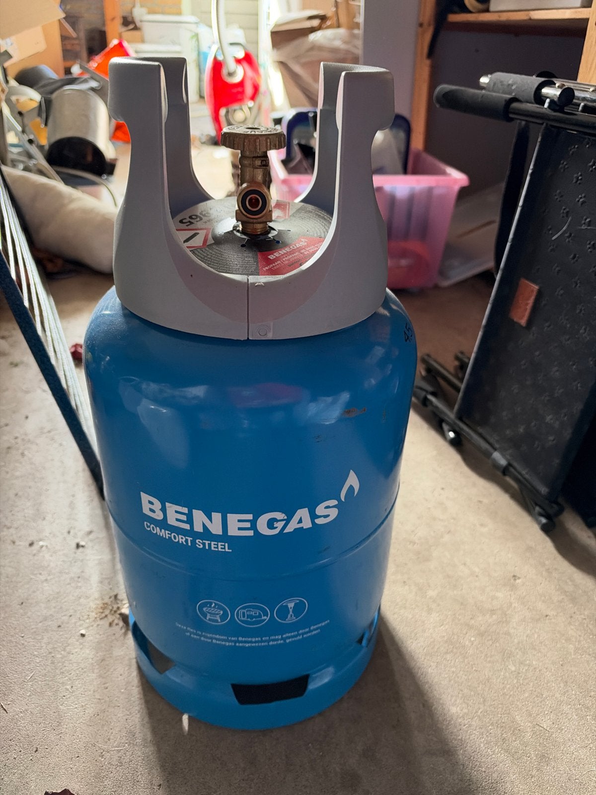 Benegas Comfort Steel gasfles 6 kg, Ophalen, Nieuw