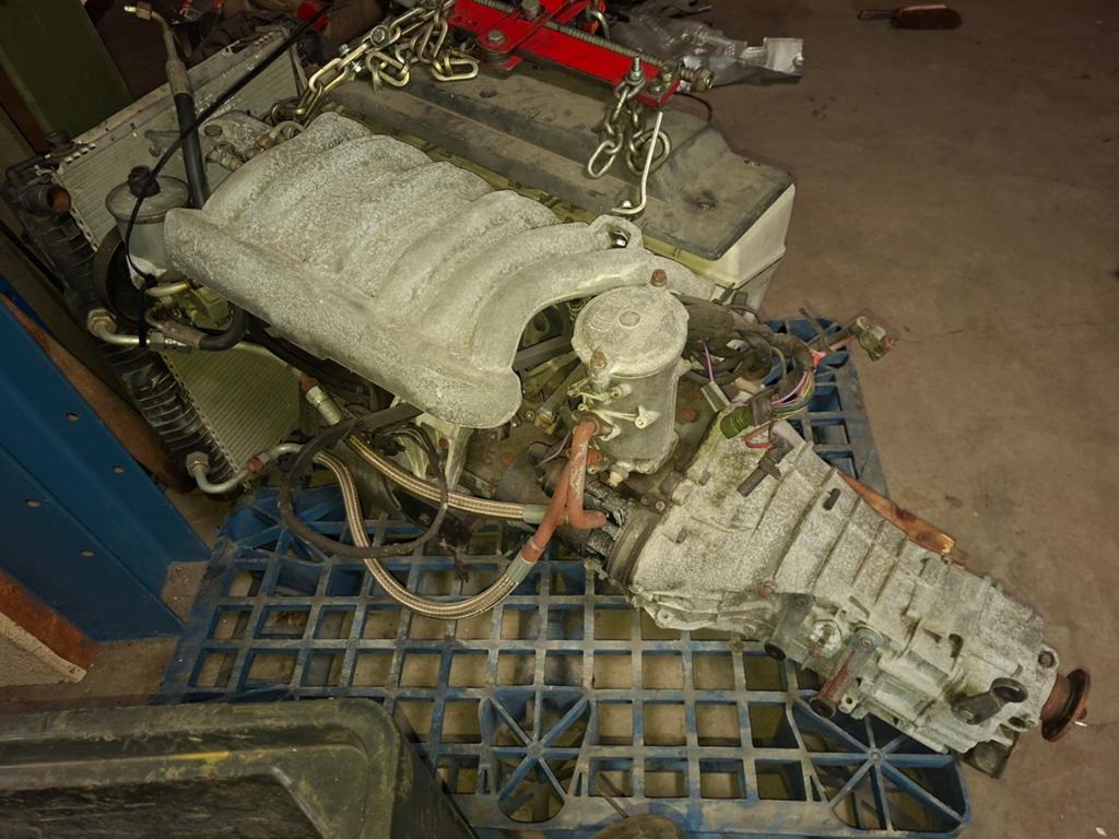 Mercedes G-klasse OM606 motor met 5 versnellingsbak, Gebruikt, Mercedes-Benz, Info@g-wagen.nl, Ophalen of Verzenden