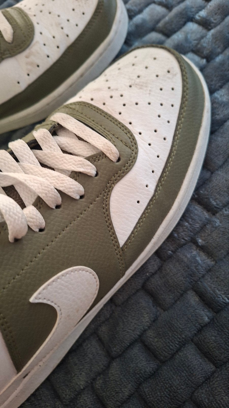Nike Court Vision Low - Groen/Wit, Ophalen, Gedragen