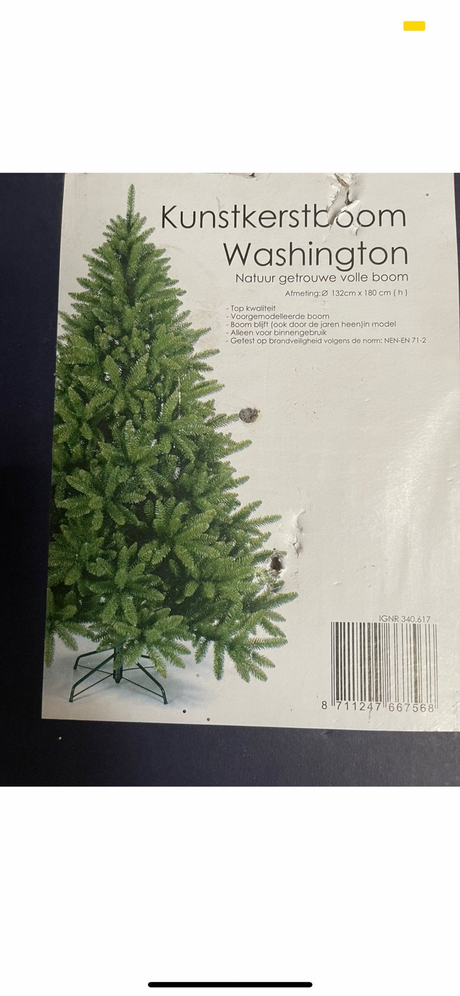 Kerstboom en kerstartikilen, Ophalen